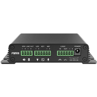 Fanvil PA2S - SIP v1 (RFC2543) - v2 (RFC3261) over UDP/TCP/TLS RTP/RTCP/SRTP STUN DHCP IPv6 PPPoE L2TP OpenVPN... - L2TP / OpenVPN - 10,100 Mbit/s - 3,5 mm - 3,5 mm - Ethernet (RJ-45) (PA2S)