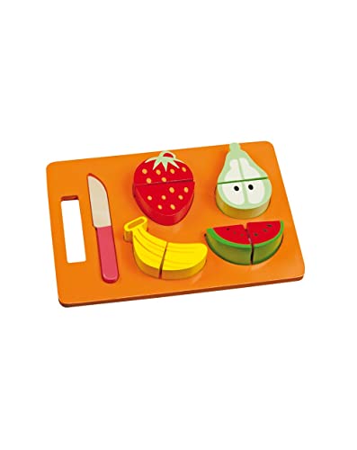 Andreu Toys 16402 Little Tray Fruits Spielzeug, Mehrfarbig