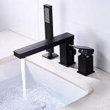 Waschbecken Wasserhahn mit Duschkopf schwarz weit verbreitet Wasserfall Wasserhahn Luxus Waschbecken Mixer Heiß und Kalt Waschbecken Wasserhahn