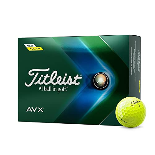Titleist AVX Golfbälle für Erwachsene, Unisex, Gelb, Einheitsgröße