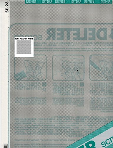 Deleter Screen Tone JR-102 [Dot Pattern 32,5L/30%] [Sheet Size 182 x 253 mm (7,16" x 9,96") ] für Comic Manga Illustration