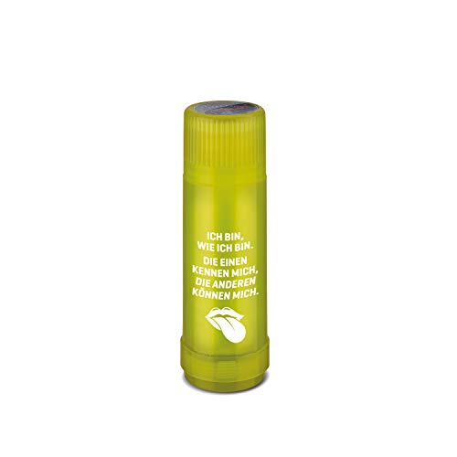 ROTPUNKT Isolierflasche 40 MAX Motto "Ich bin, wie ich bin" | BPA-frei - gesundes trinken | Made in Germany | Warm + Kalthaltung (glossy canary, 500 ml)