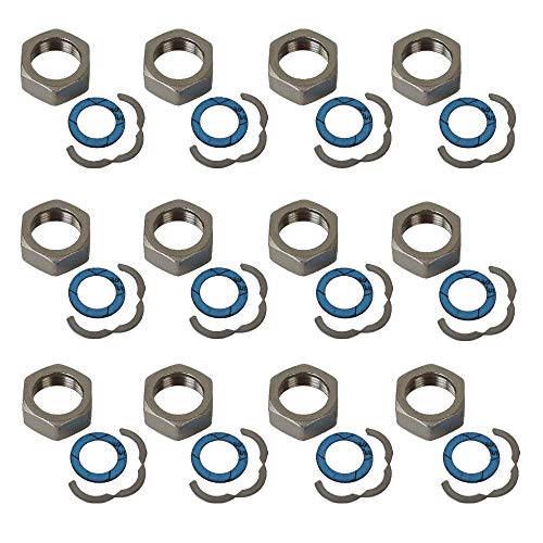 12 Stück Anschluss Set DN16-3/4'' für Edelstahl Wellrohr 3tlg. Verschraubung Solarrohr Solarleitung Fitting Montage