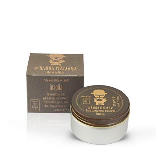 Barba Italiana Matte Strong Paste für Insolia Haare - Modellierpaste Extrem Halt - 100 ml