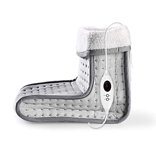 TronicXL Heizdecke Fußwärmer 6 Heizstufen Abwaschbar Digitale Steuerung Überhitzungsschutz Füße Fuß Wärmer