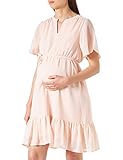 ESPRIT Maternity Damen Dress Woven Short Sleeve Kleid, Light Pink - 690, 40 EU