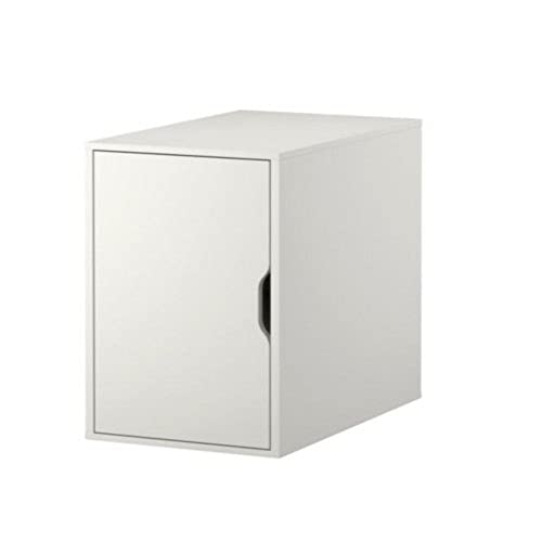 Phoenix 806502WE Container für Schreibtisch, Holz, Weiss hochghlanz, 55x36x70 cm