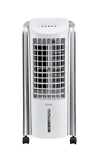 Qlima Luftkühler Kombi, 48 W, Weiß, Mobile Klimaanlage