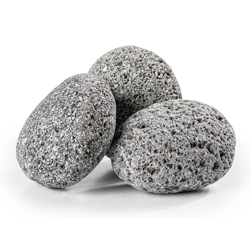 ARKA mySCAPE-Lava Pebbles - Aquascaping Steine für Süßwasseraquarien - ca. 70-90 mm - Inhalt: 20 kg