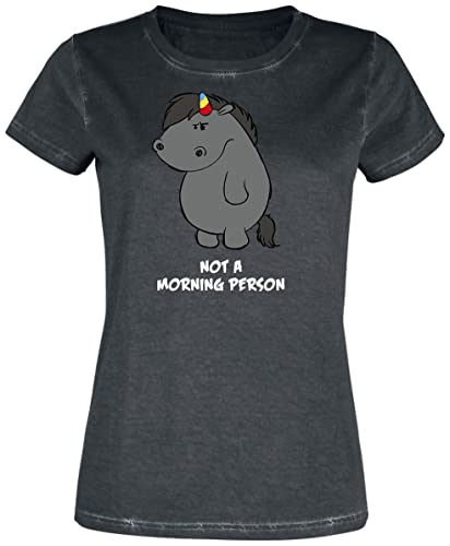 Pummeleinhorn Grummeleinhorn - Not A Morning Person Frauen T-Shirt Multicolor S