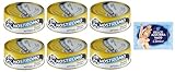 6er-Pack Nostromo Thunfisch Tonno all'Olio di Oliva,Thunfisch in Olivenöl,300g Dose + 1er-Pack Kostenlos Felce Azzurra Talkumpuder, 100g-Beutel