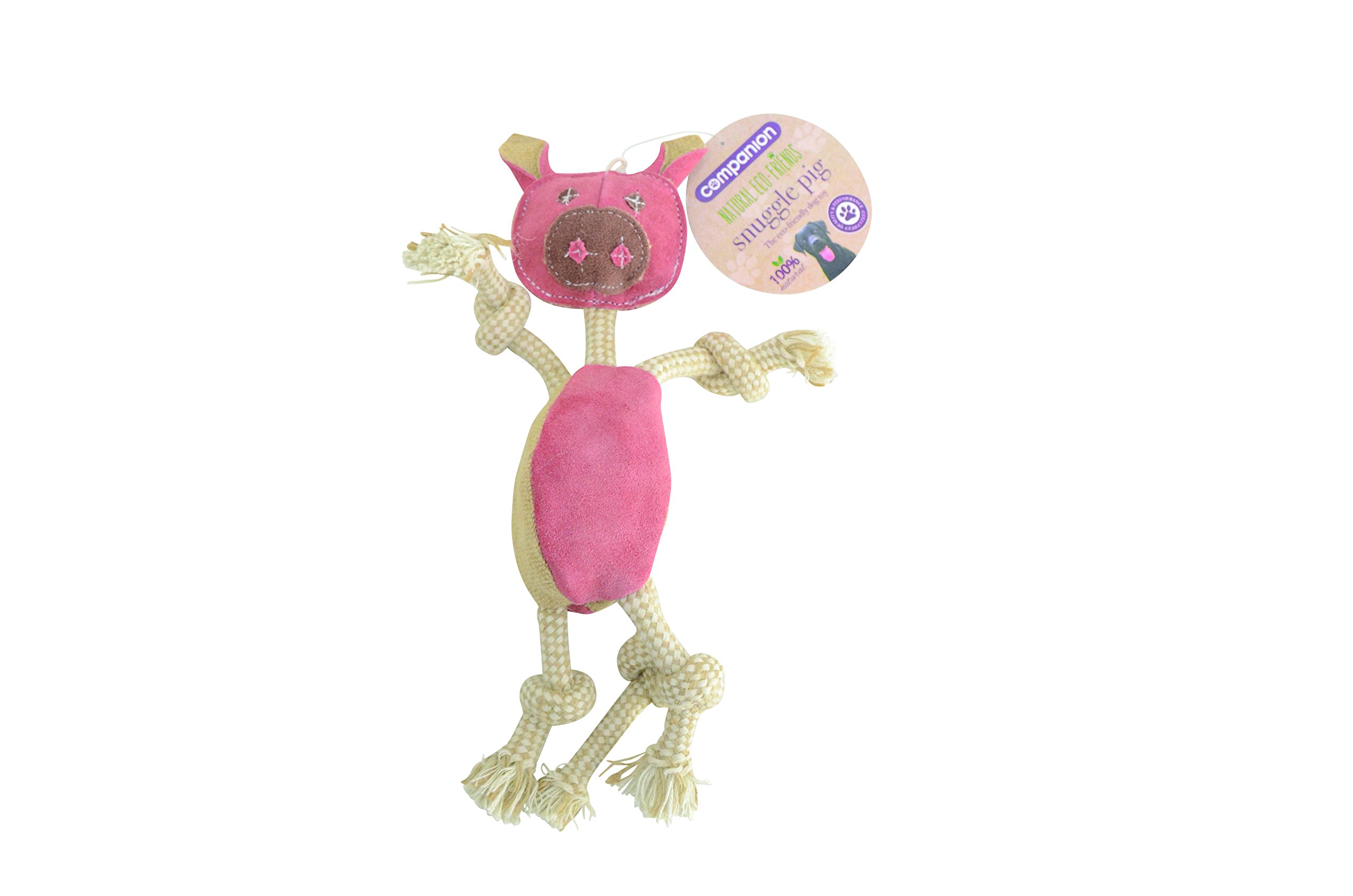 COMPANION Natürliches umweltfreundliches Kuschelschwein-Spielzeug