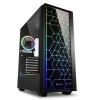 Sharkoon RGB LIT 100 Tower ATX Gehäuse ohne Netzteil