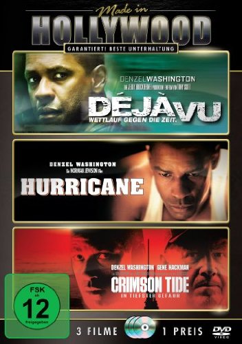 Déjà Vu - Wettlauf gegen die Zeit / Hurricane / Crimson Tide - In tiefster Gefahr [3 DVDs]