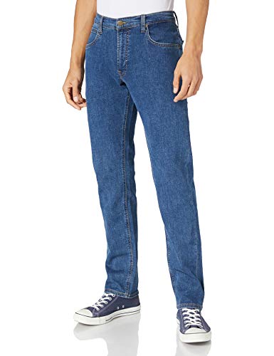 Lee Herren Daren Zip Fly Jeans, Mid Stone Wash, 29W / 34L