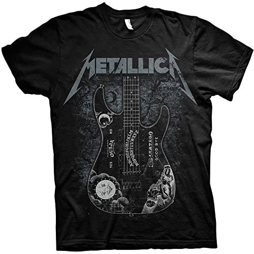 Metallica Hammett Ouija Guitar T Shirt (Schwarz) - Large