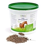 VitPet+ Organic Minerals – Premium Mineralfutter Pferde im 4 kg Eimer inkl. Dosierlöffel – Getreidefrei mit hochwertigen organischen Verbindungen von Zink und Selen
