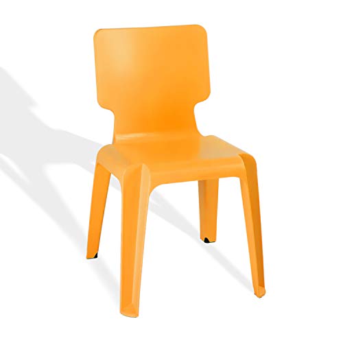 Stapelstuhl, Kunststoff Stuhl Stapelbar Authentics Wait robust versch.Farben orange