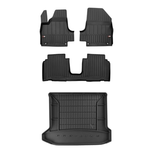 FROGUM ProLine 3D EIN Satz Gummimatten Exklusiven Auto Fußmatten und Kofferraumwanne Kofferraummatte für Hyundai Ioniq 5 ab 2021 | Die höchsten Kanten