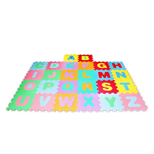 Lalaloom - LEARNMAT - Quadratischer Teppich mit Buchstaben aus Eva-Schaum (1300037)