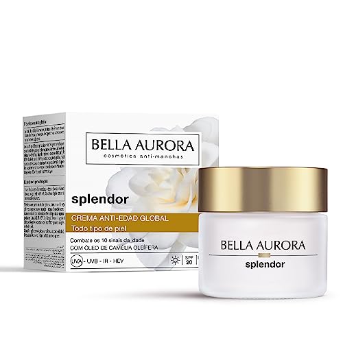 Bella Aurora, Splendor10, Anti-Ageing Behandlung 50+ Jahre, Anti-Falten, Anti-Ageing, feuchtigkeitsspendend, 50ml (Anti-Ageing Tagescreme)