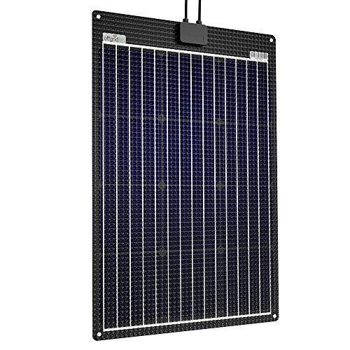 Offgridtec® ETFE-AL 60W 12V semiflexibles Solarmodul mit integrierter Aluminiumplatte