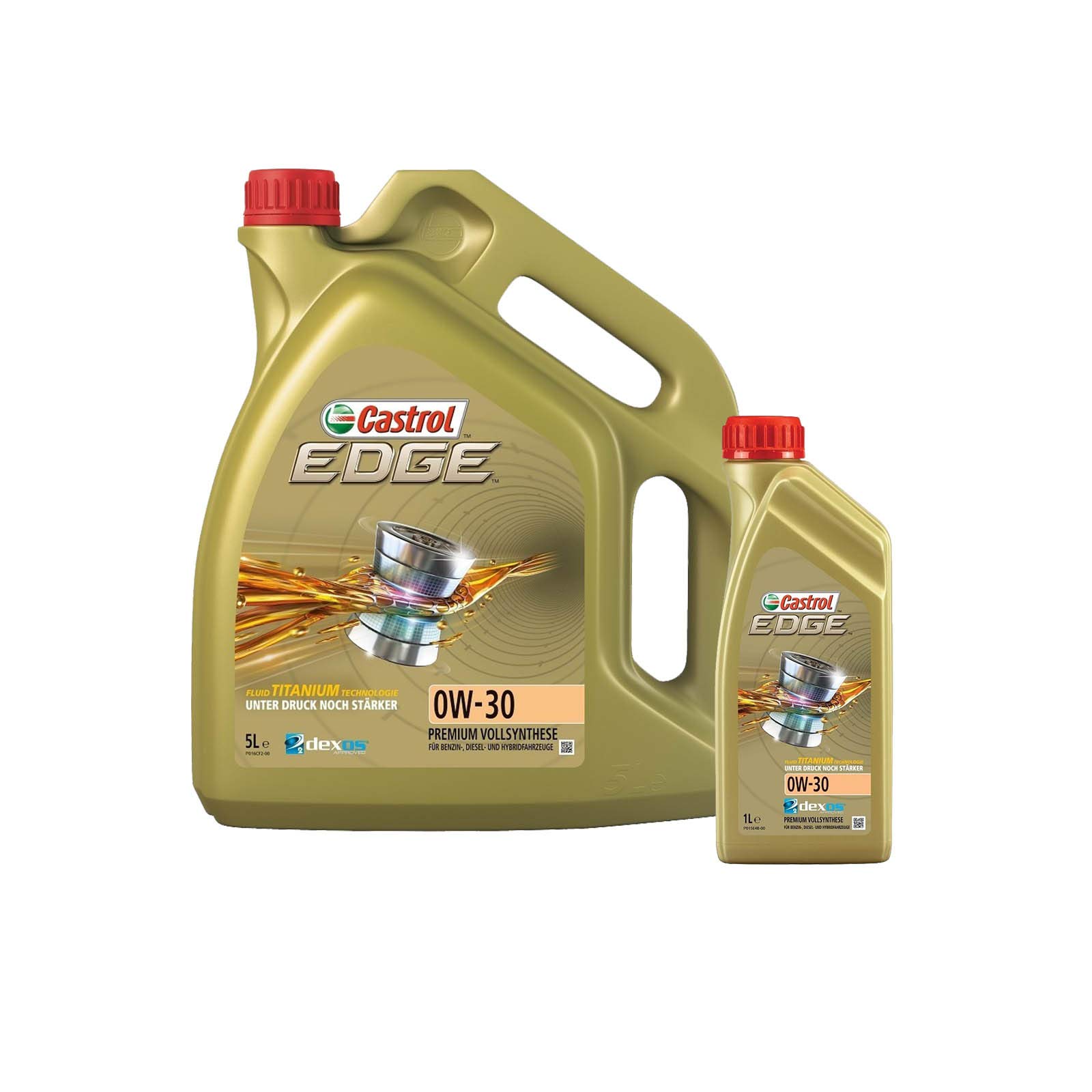 Motorenöl 0W-30 Edge Titanium FST [6 L] von Castrol (SET1533DD6L) Öl Schmierung Motorenöl