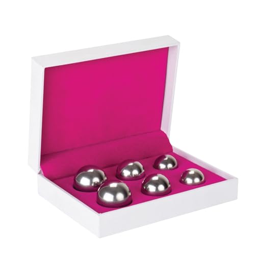 Liebeskugeln aus Metall im Set mit 3 Kugelgrößen 28g, 44g, 64g - Beckenbodentraining für Frauen - Perfekt für die Vaginaverengung
