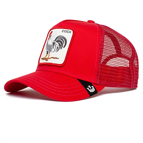 Goorin Bros. The Cock Hahn Red A-Frame Adjustable Trucker Cap - One-Size