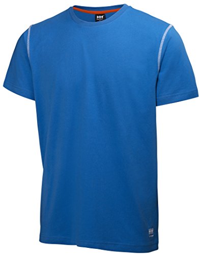 Helly Hansen Workwear Leichtes T-Shirt Oxford robustes Arbeitsshirt 530 racer, Größe L, blau, 79024