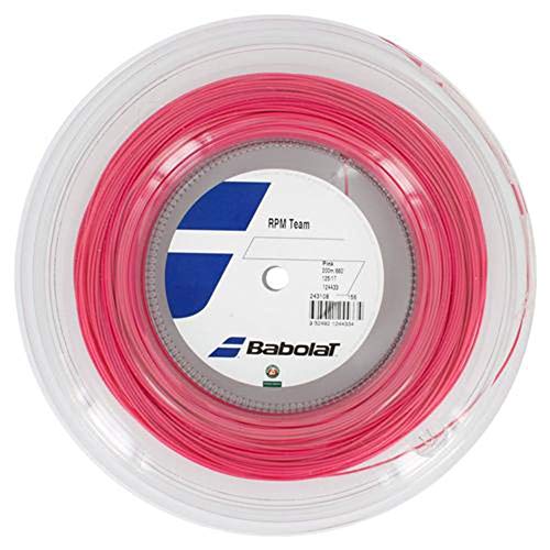 Babolat Unisex – Erwachsene RPM Team Tennis-Saite, Rose, 1.3 mm
