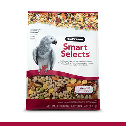 ZuPreem Smart Wählt Papageien und Sittiche Vogelfutter 4 Lb