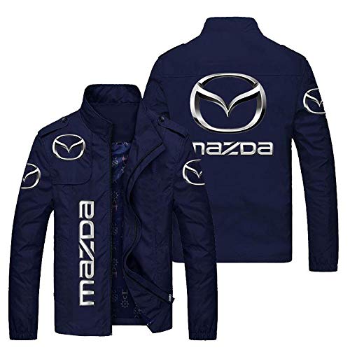 Outwear Herrenjacke - Mazda 3D Prin Jacken Stehkragen Business Casual Teenager Jacken Winddicht Radfahren Jersey A-Medium