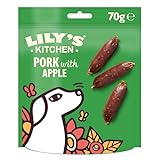 Lily's Kitchen Knackwürste mit Schweinefleisch und Äpfeln Leckerbissen für Hunde (8 x 70g)