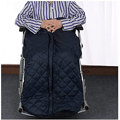 GagalU Mit Plüsch gefütterte Rollstuhl-Wärmedecke – Leichter Rollstuhl-Deckenbezug, warme Bein- und Fußtaschen für Rollstuhlfahrer, warmes Sitzkissen für Männer, Frauen, Kinder