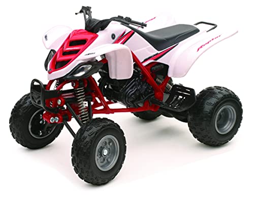 New Ray Scale Modell KOMPATIBEL MIT ATV-Quad Yamaha Raptor 660R White 1:12 NY57503YW