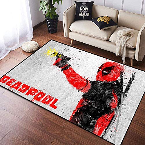 BILIVAN The Avengers Deadpool Teppich für Kinder, Heimdekoration, groß (50 x 80 cm)