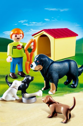 PLAYMOBIL® 4498 - Berner Sennenhund mit Welpen