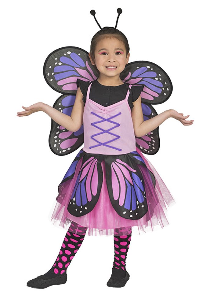 Schmetterling Belle Kostüm für Mädchen - Pink 8-12 Jahre