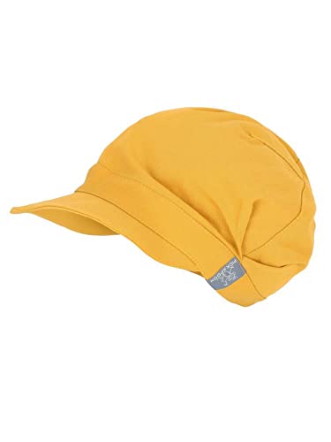 PICKAPOOH Kinder und Damen Schirmmütze Rico mit UV-Schutz, Golden Yellow, Gr. 62