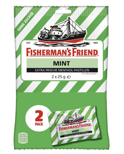 Fisherman's Friend Mint ohne Zucker Duopack 20er Pack (20 x 50 g)