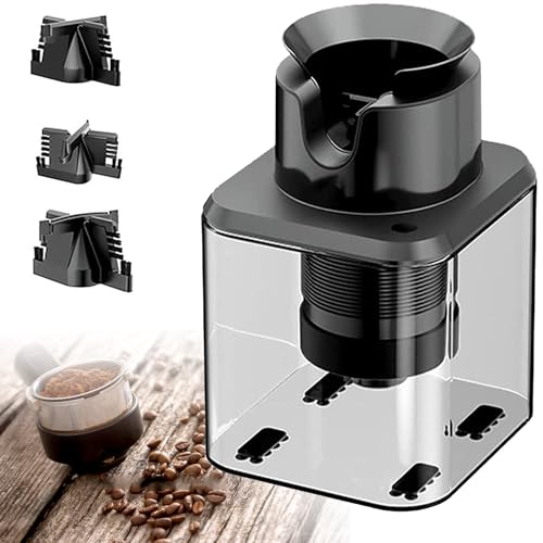 GBHJJ Automatische Kaffee-SiebträGer-Reinigungsmaschine für 58-Mm-SiebträGer, Kommerzieller Kaffee-SiebträGerreiniger, SiebträGerreiniger, Espresso-Klopfbox Zur Kaffeesatzentsorgung