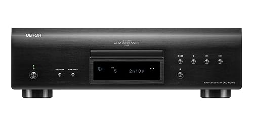 Denon DCD-1700NE HiFi CD Player, CD Spieler, Hi-Res, Unterstützung von CD, CD-R/RW, MP3, WMA und USB // schwarz
