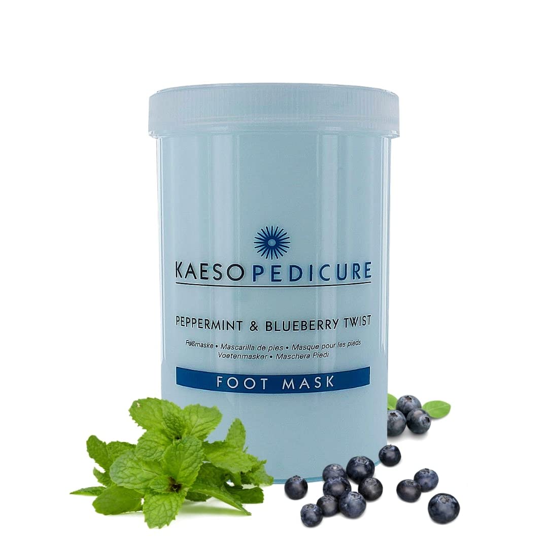 Kaeso Fußmaske Peppermint und Blueberry Twist, 1200 ml von Kaeso