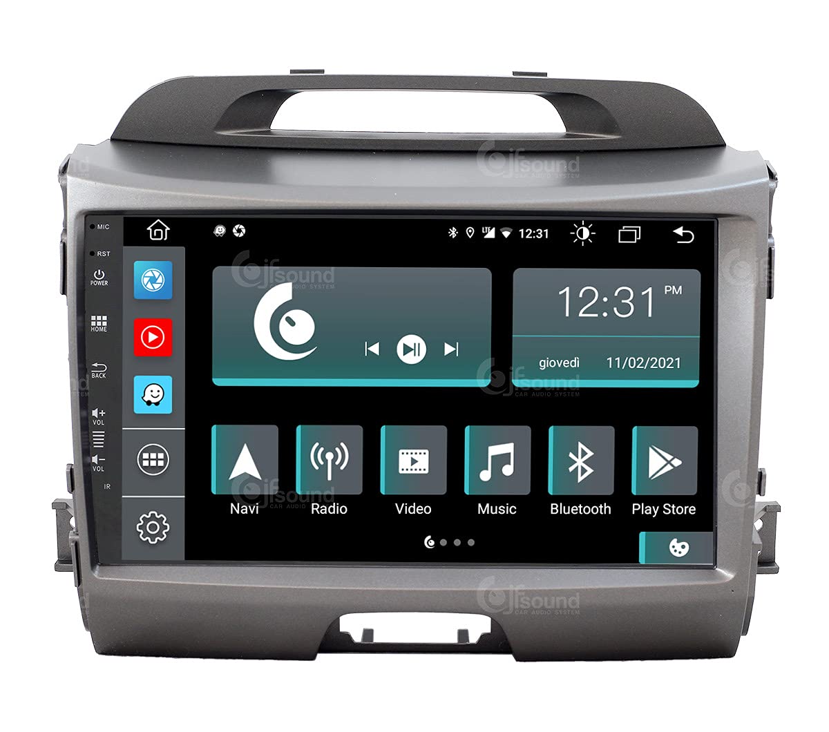Personalisiertes Autoradio für Kia Sportage mit Kamera, GPS und Infinity-Verstärker als Standard Android GPS Bluetooth WiFi USB DAB+ Touchscreen 9" 8core Carplay AndroidAuto