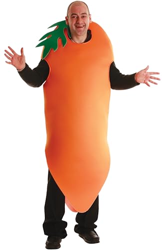 Crazy Carrot Mens Comedy Fancy Dress Costume Stag Fancy Dress One Size