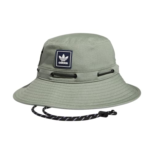 adidas Originals Utility Boonie Bucket Hat, Silbergrün/Nacht-Indigo/Weiß, Einheitsgröße