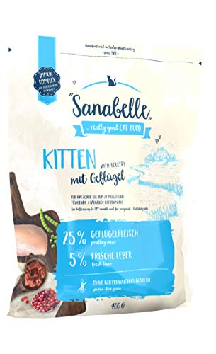 Sanabelle Kitten | Katzentrockenfutter für heranwachsende & tragende / säugende Katzen, 1er Pack (1 x 10000 g)