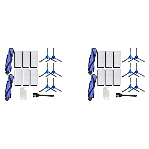 TPPIG Filterwalzen-Seitenbürste für Robovac 11S, 30, 30C, 15C, 12, 25C, 35C, Roboter-Staubsauger, Ersatz, 2 Stück