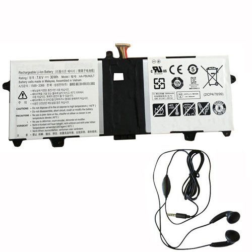 amsahr AAPBUN2LT-03 Ersatz Batterie für Samsung AA-PBUN2LT, NP900X3L-K01CN (7.6V, 30Wh) Umfassen Stereo Ohrhörer schwarz